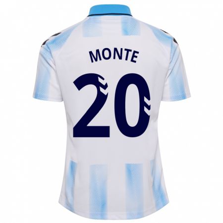 Kandiny Kinder Nélson Monte #20 Weiß Blau Heimtrikot Trikot 2023/24 T-Shirt