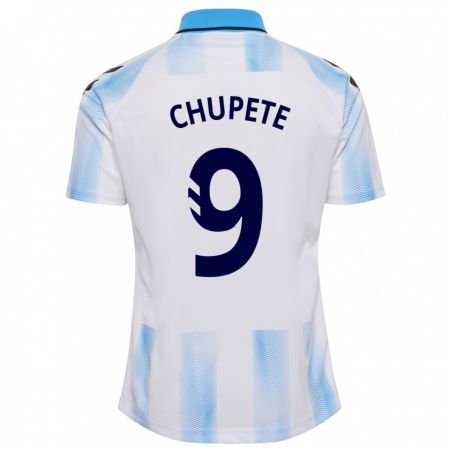 Kandiny Kinder Chupete #9 Weiß Blau Heimtrikot Trikot 2023/24 T-Shirt