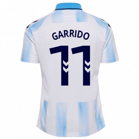 Kandiny Kinder Rafael Garrido #11 Weiß Blau Heimtrikot Trikot 2023/24 T-Shirt