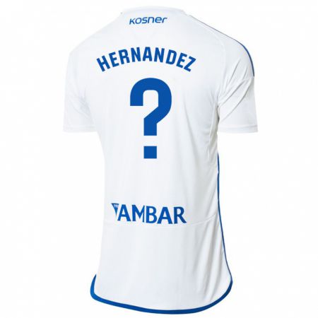 Kandiny Kinder Diego Hernández #0 Weiß Heimtrikot Trikot 2023/24 T-Shirt