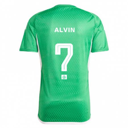 Kandiny Kinder Glenn Alvin #0 Weiß Blau Heimtrikot Trikot 2023/24 T-Shirt