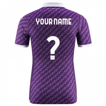 Kandiny Kinder Ihren Namen #0 Violett Heimtrikot Trikot 2023/24 T-Shirt