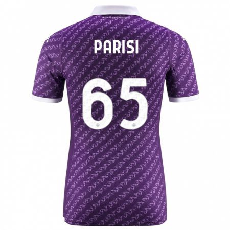 Kandiny Kinder Fabiano Parisi #65 Violett Heimtrikot Trikot 2023/24 T-Shirt