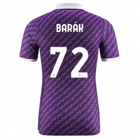 Kandiny Kinder Antonin Barak #72 Violett Heimtrikot Trikot 2023/24 T-Shirt