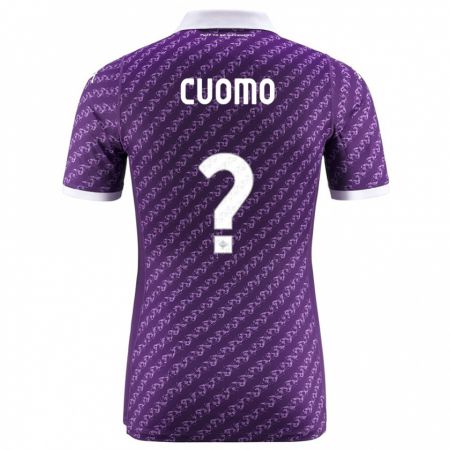 Kandiny Kinder Raffaele Cuomo #0 Violett Heimtrikot Trikot 2023/24 T-Shirt