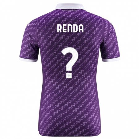 Kandiny Kinder Thomas Renda #0 Violett Heimtrikot Trikot 2023/24 T-Shirt