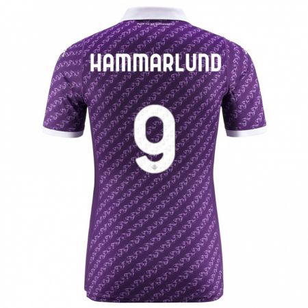 Kandiny Kinder Pauline Hammarlund #9 Violett Heimtrikot Trikot 2023/24 T-Shirt