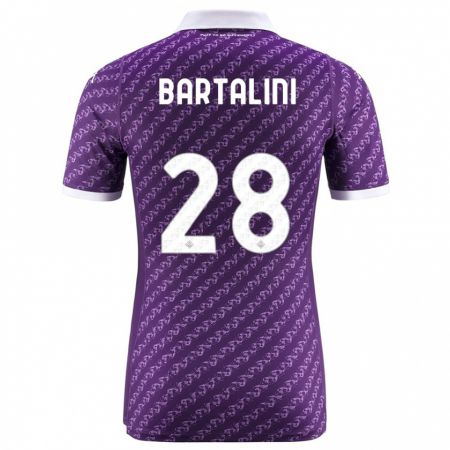 Kandiny Kinder Viola Bartalini #28 Violett Heimtrikot Trikot 2023/24 T-Shirt