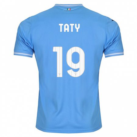 Kandiny Kinder Taty Castellanos #19 Blau Heimtrikot Trikot 2023/24 T-Shirt