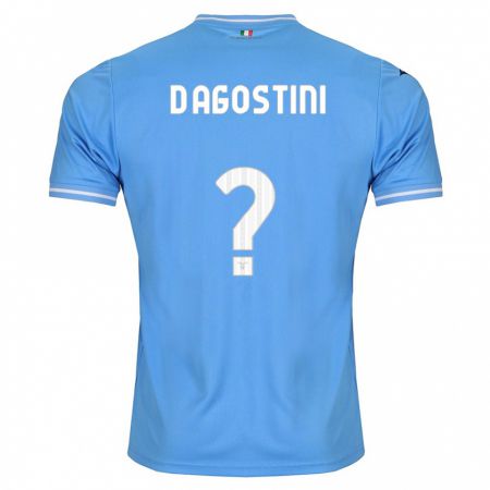 Kandiny Kinder Stefano D'agostini #0 Blau Heimtrikot Trikot 2023/24 T-Shirt