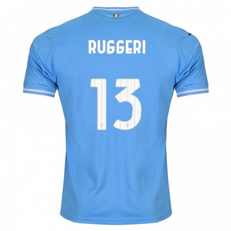Kandiny Kinder Fabio Ruggeri #13 Blau Heimtrikot Trikot 2023/24 T-Shirt