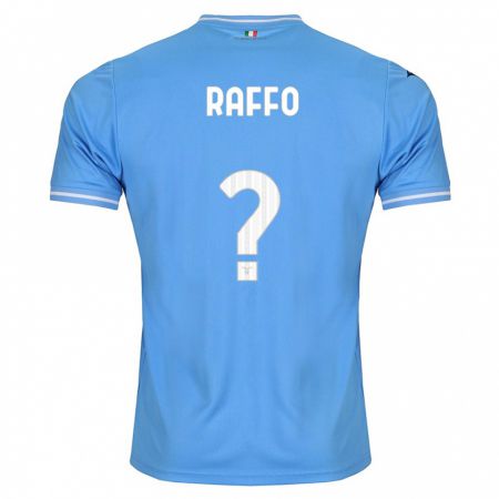 Kandiny Kinder Edoardo Raffo #0 Blau Heimtrikot Trikot 2023/24 T-Shirt