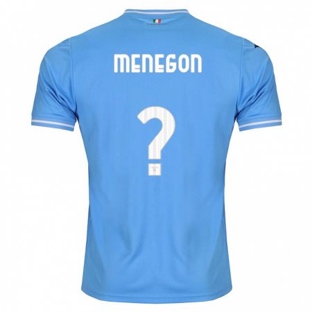 Kandiny Kinder Riccardo Menegon #0 Blau Heimtrikot Trikot 2023/24 T-Shirt