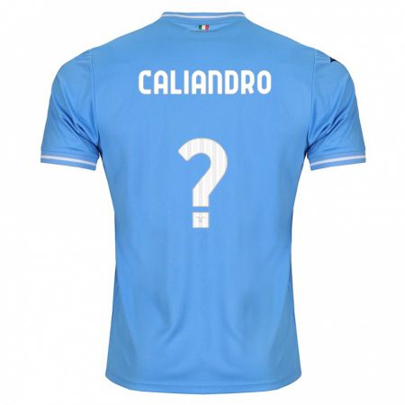 Kandiny Kinder Stanislao Caliandro #0 Blau Heimtrikot Trikot 2023/24 T-Shirt