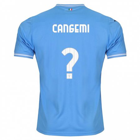 Kandiny Kinder Emanuele Cangemi #0 Blau Heimtrikot Trikot 2023/24 T-Shirt