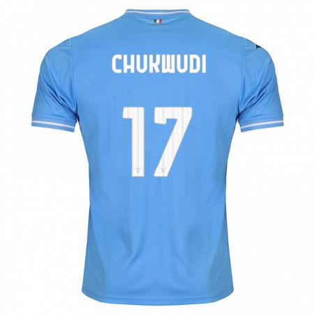 Kandiny Kinder Ogonna Franca Chukwudi #17 Blau Heimtrikot Trikot 2023/24 T-Shirt