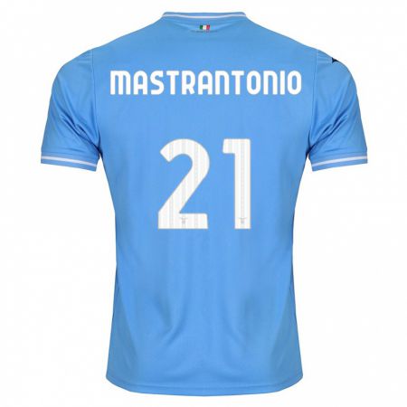 Kandiny Kinder Ella Mastrantonio #21 Blau Heimtrikot Trikot 2023/24 T-Shirt