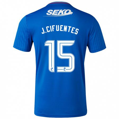 Kandiny Kinder José Cifuentes #15 Blau Heimtrikot Trikot 2023/24 T-Shirt