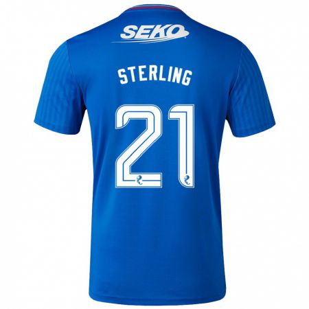 Kandiny Kinder Dujon Sterling #21 Blau Heimtrikot Trikot 2023/24 T-Shirt