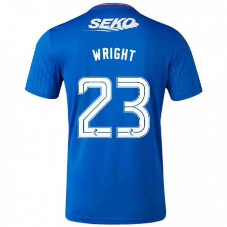 Kandiny Kinder Scott Wright #23 Blau Heimtrikot Trikot 2023/24 T-Shirt