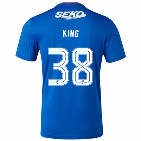 Kandiny Kinder Leon King #38 Blau Heimtrikot Trikot 2023/24 T-Shirt