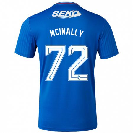 Kandiny Kinder Darren Mcinally #72 Blau Heimtrikot Trikot 2023/24 T-Shirt