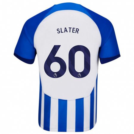 Kandiny Kinder Jacob Slater #60 Blau Heimtrikot Trikot 2023/24 T-Shirt