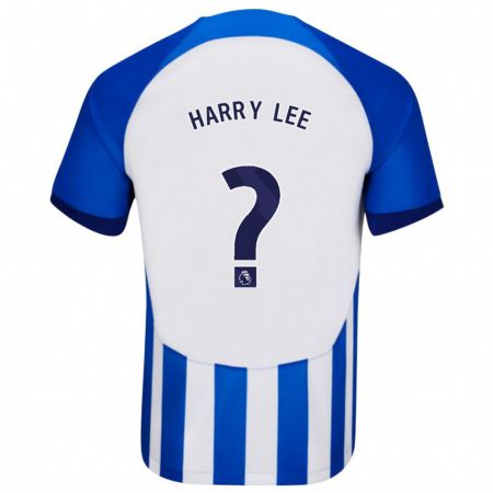 Kandiny Kinder Harry Lee #0 Blau Heimtrikot Trikot 2023/24 T-Shirt