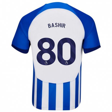 Kandiny Kinder Sahil Bashir #80 Blau Heimtrikot Trikot 2023/24 T-Shirt
