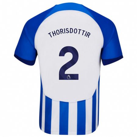 Kandiny Kinder Maria Thorisdottir #2 Blau Heimtrikot Trikot 2023/24 T-Shirt