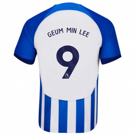 Kandiny Kinder Lee Geum-Min #9 Blau Heimtrikot Trikot 2023/24 T-Shirt