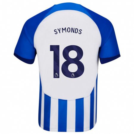 Kandiny Kinder Maisie Symonds #18 Blau Heimtrikot Trikot 2023/24 T-Shirt