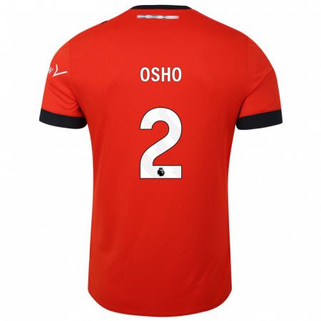 Kandiny Kinder Gabriel Osho #2 Rot Heimtrikot Trikot 2023/24 T-Shirt