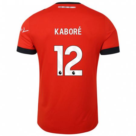 Kandiny Kinder Issa Kaboré #12 Rot Heimtrikot Trikot 2023/24 T-Shirt