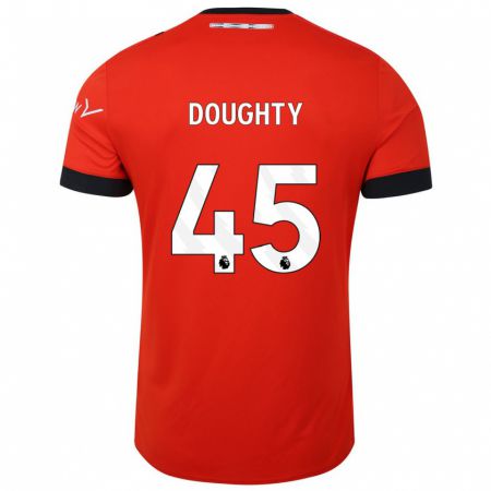 Kandiny Kinder Alfie Doughty #45 Rot Heimtrikot Trikot 2023/24 T-Shirt