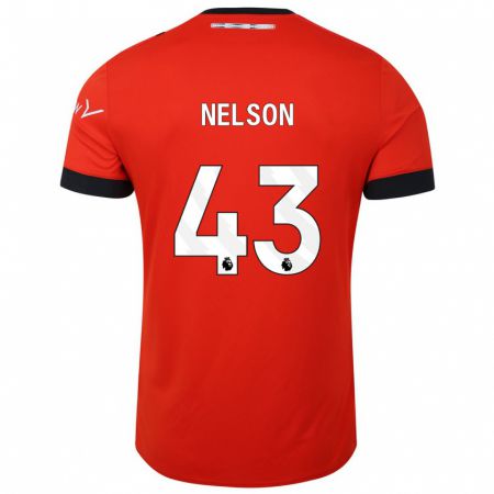 Kandiny Kinder Zack Nelson #43 Rot Heimtrikot Trikot 2023/24 T-Shirt
