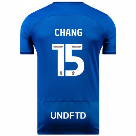 Kandiny Kinder Alfie Chang #15 Blau Heimtrikot Trikot 2023/24 T-Shirt