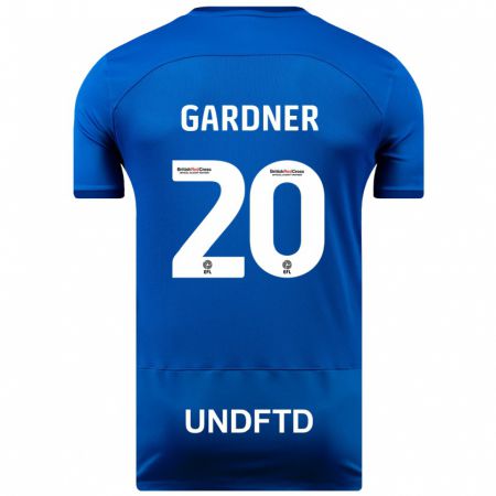 Kandiny Kinder Gary Gardner #20 Blau Heimtrikot Trikot 2023/24 T-Shirt
