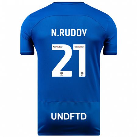 Kandiny Kinder John Ruddy #21 Blau Heimtrikot Trikot 2023/24 T-Shirt