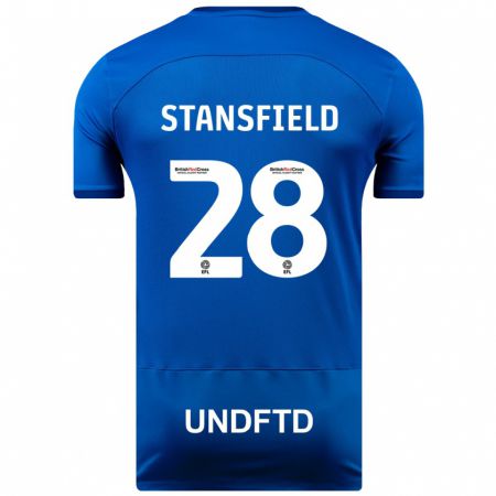 Kandiny Kinder Jay Stansfield #28 Blau Heimtrikot Trikot 2023/24 T-Shirt