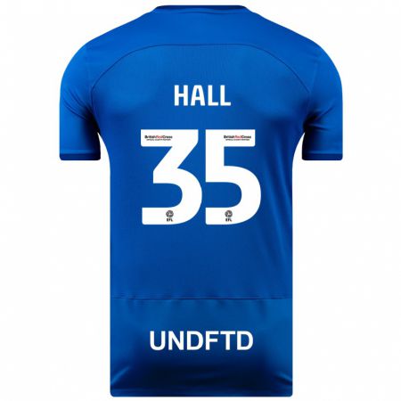 Kandiny Kinder George Hall #35 Blau Heimtrikot Trikot 2023/24 T-Shirt