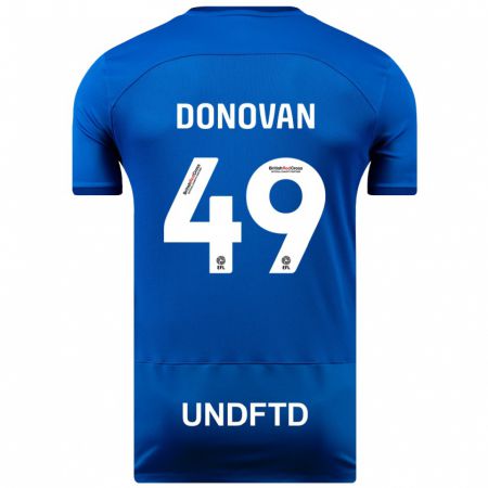 Kandiny Kinder Romelle Donovan #49 Blau Heimtrikot Trikot 2023/24 T-Shirt