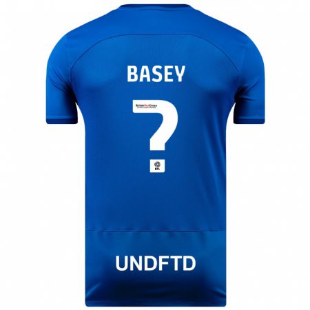 Kandiny Kinder Oliver Basey #0 Blau Heimtrikot Trikot 2023/24 T-Shirt