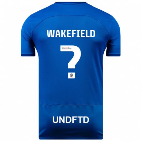 Kandiny Kinder Kieran Wakefield #0 Blau Heimtrikot Trikot 2023/24 T-Shirt