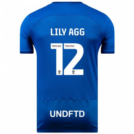 Kandiny Kinder Lily Agg #12 Blau Heimtrikot Trikot 2023/24 T-Shirt