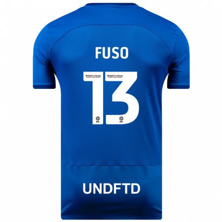Kandiny Kinder Ivana Fuso #13 Blau Heimtrikot Trikot 2023/24 T-Shirt