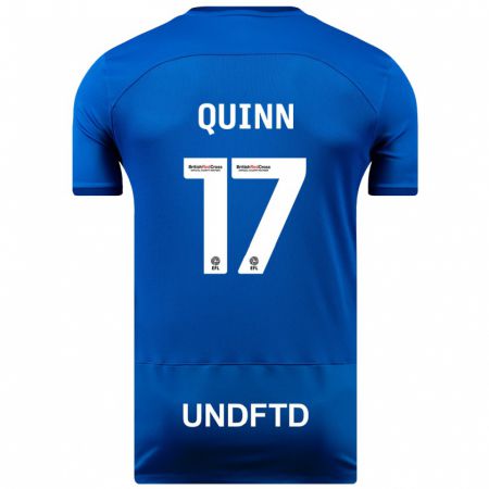 Kandiny Kinder Lucy Quinn #17 Blau Heimtrikot Trikot 2023/24 T-Shirt