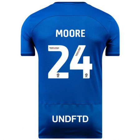 Kandiny Kinder Jade Ellis Moore #24 Blau Heimtrikot Trikot 2023/24 T-Shirt