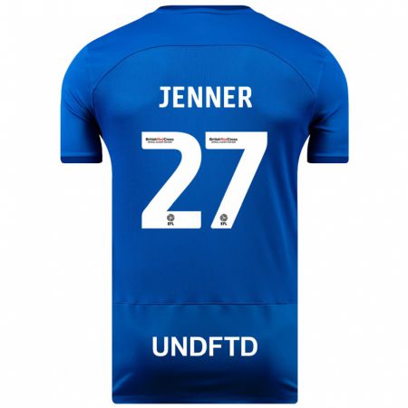 Kandiny Kinder Abbi Jenner #27 Blau Heimtrikot Trikot 2023/24 T-Shirt