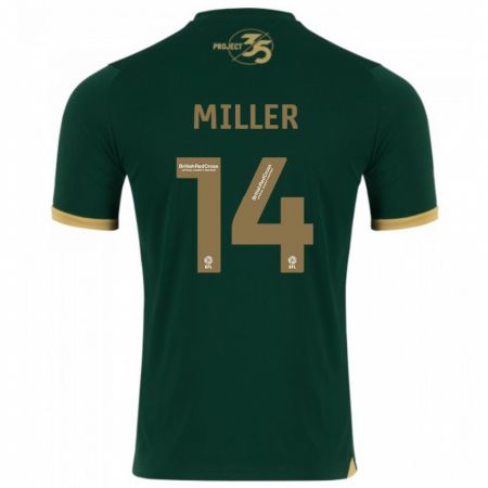 Kandiny Kinder Mickel Miller #14 Grün Heimtrikot Trikot 2023/24 T-Shirt